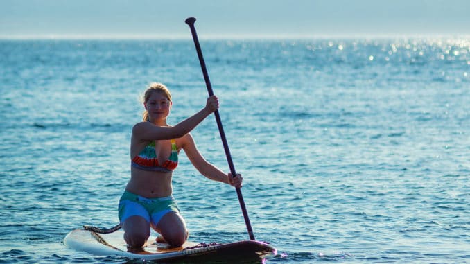 Stand-Up-Paddling am Bodensee