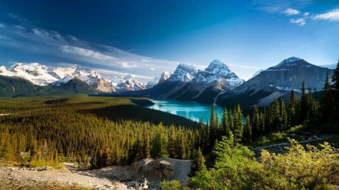 Atemberaubende Landschaft in Westkanada